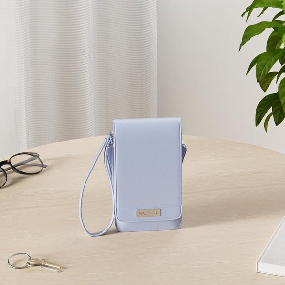 Women's Vegan Leather Crossbody Wallet RFID Blocking Small Phone Purse - Picture 7 of 14